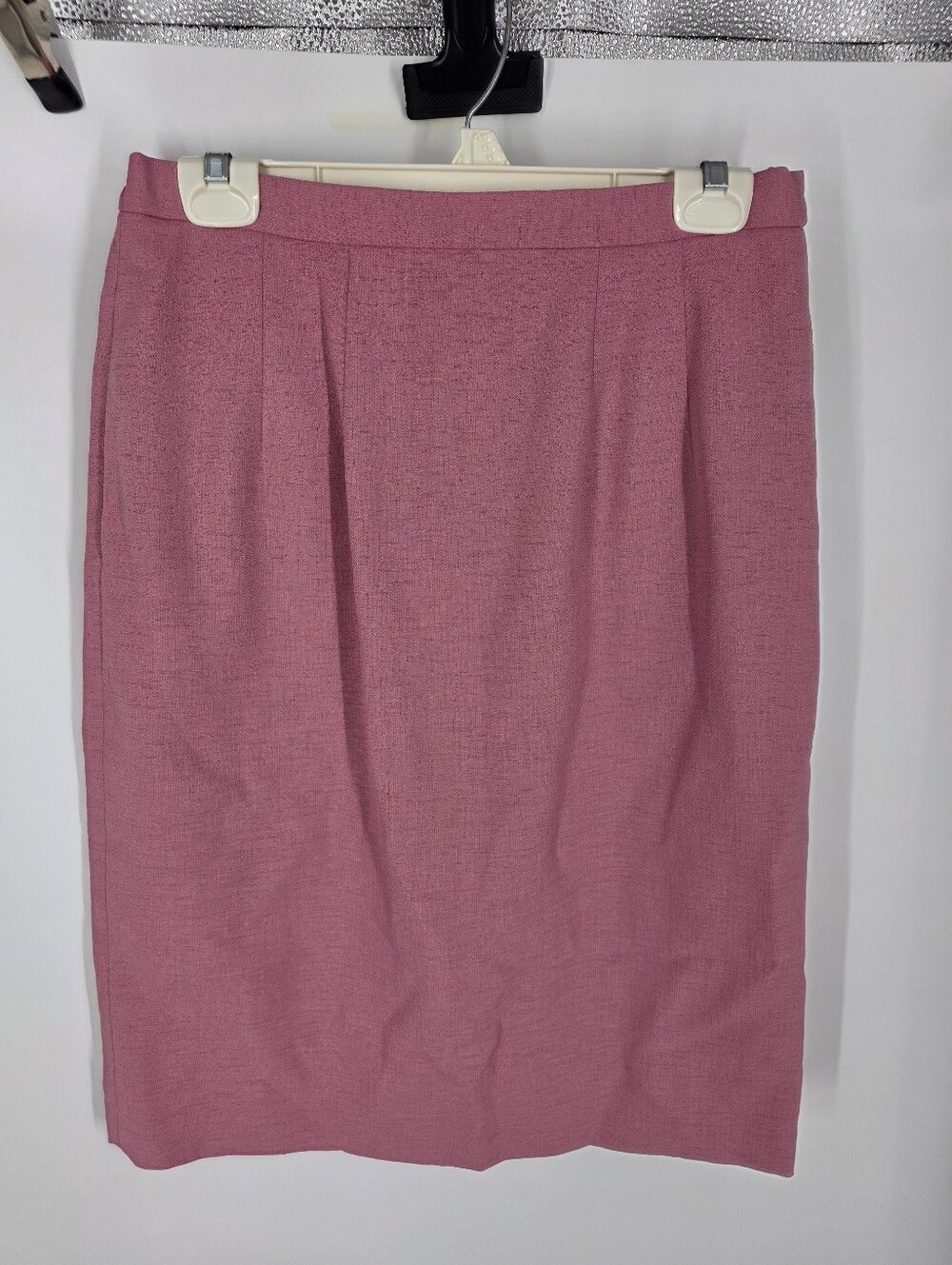 Patchington Vintage Women’s Size 10 Pink Pencil Skirt Lined Back Vent High Waist